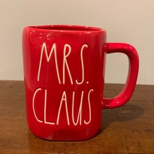 Rae Dunn MRS. CLAUS Christmas Mug